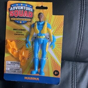 Marina Action Figure with Blue and Yellow Outfit